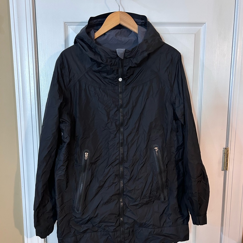 Lululemon Hooded Raincoat, Sz 12